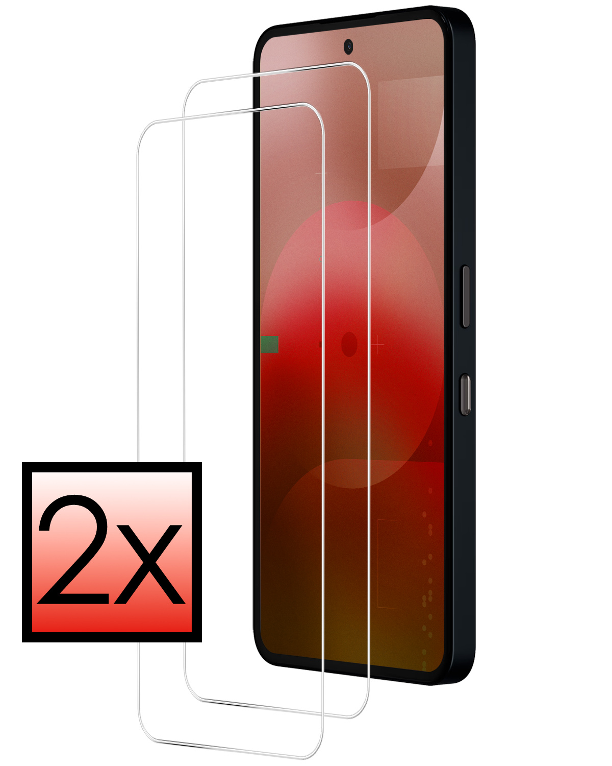 NoXx NoXx Nothing Phone (3a) Screenprotector - 2 PACK
