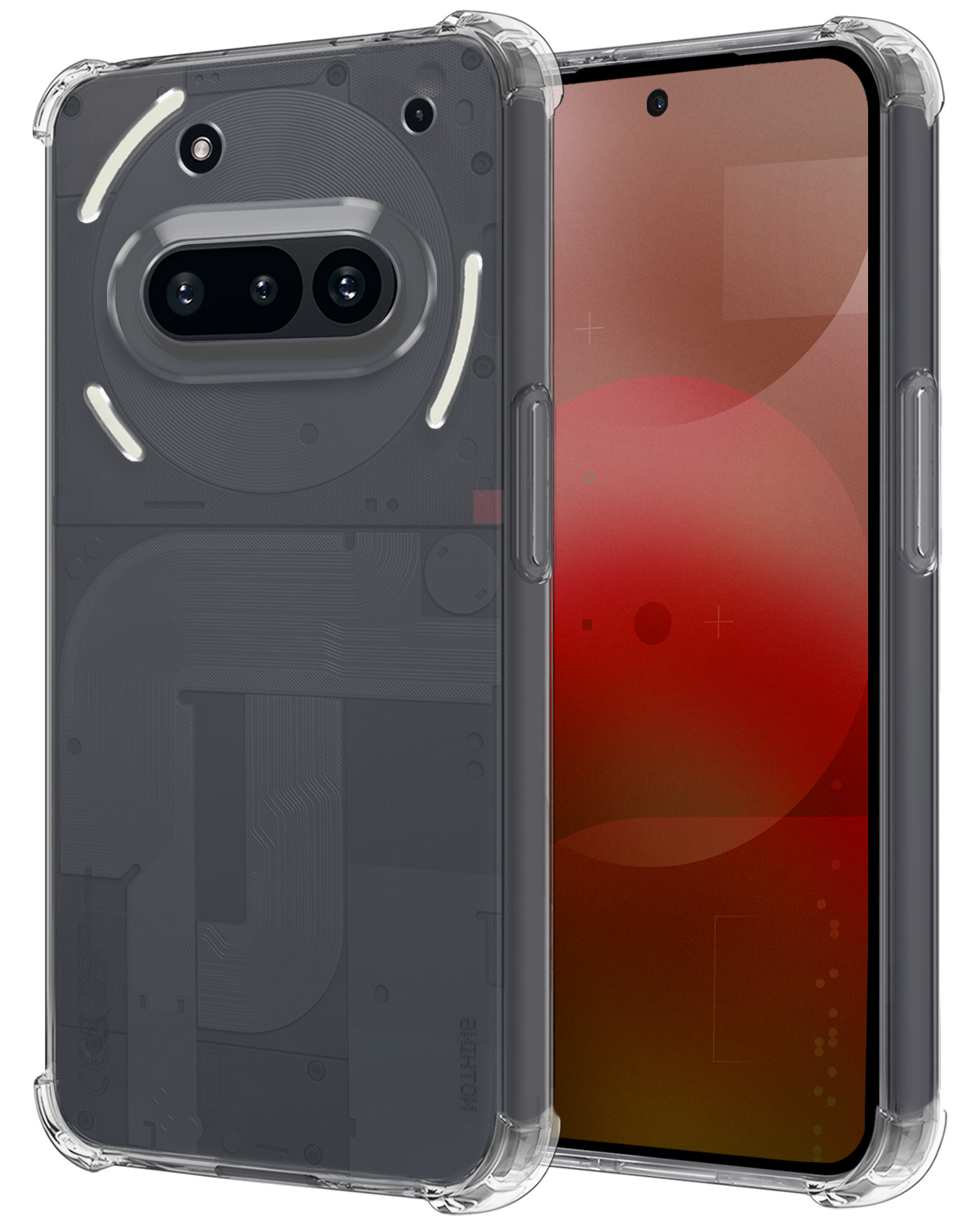 NoXx NoXx Nothing Phone (3a) Hoesje Shockproof - Transparant