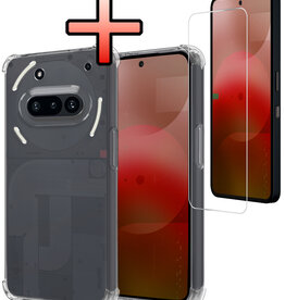 NoXx NoXx Nothing Phone (3a) Hoesje Shockproof Met Screenprotector