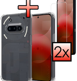 NoXx NoXx Nothing Phone (3a) Hoesje Shockproof Met 2x Screenprotector