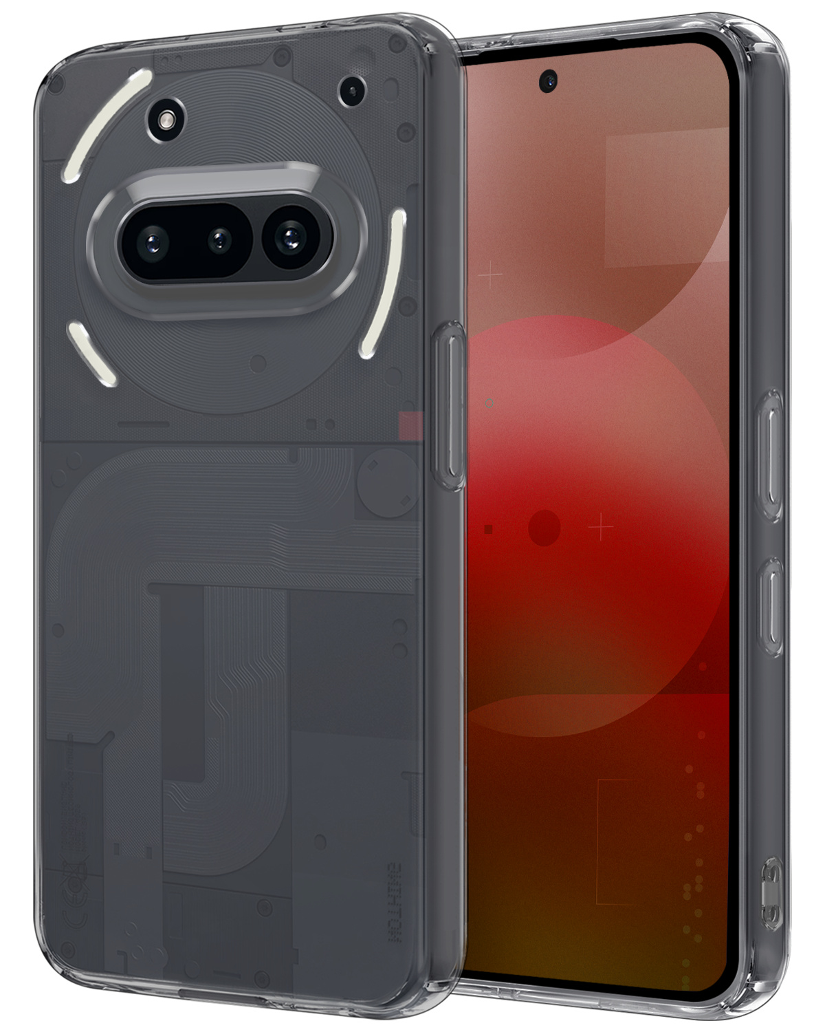 NoXx NoXx Nothing Phone (3a) Hoesje Siliconen - Transparant