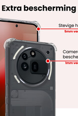 NoXx NoXx Nothing Phone (3a) Pro Hoesje Shockproof - Transparant