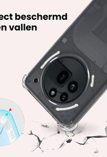 NoXx NoXx Nothing Phone (3a) Pro Hoesje Shockproof - Transparant - 2 PACK