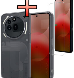 NoXx NoXx Nothing Phone (3a) Pro Hoesje Shockproof Met Screenprotector