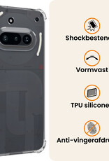 Nomfy Nomfy Nothing Phone (3a) Hoesje Shockproof - Transparant - 2 PACK