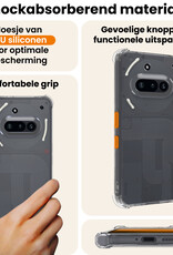 Nomfy Nomfy Nothing Phone (3a) Hoesje Shockproof - Transparant - 2 PACK