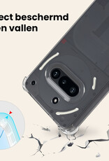 Nomfy Nomfy Nothing Phone (3a) Hoesje Shockproof - Transparant - 2 PACK