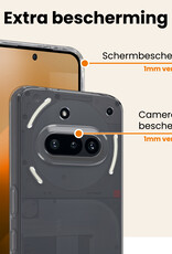 Nomfy Nomfy Nothing Phone (3a) Hoesje Siliconen - Transparant