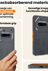 Nomfy Nomfy Nothing Phone (3a) Hoesje Siliconen - Transparant