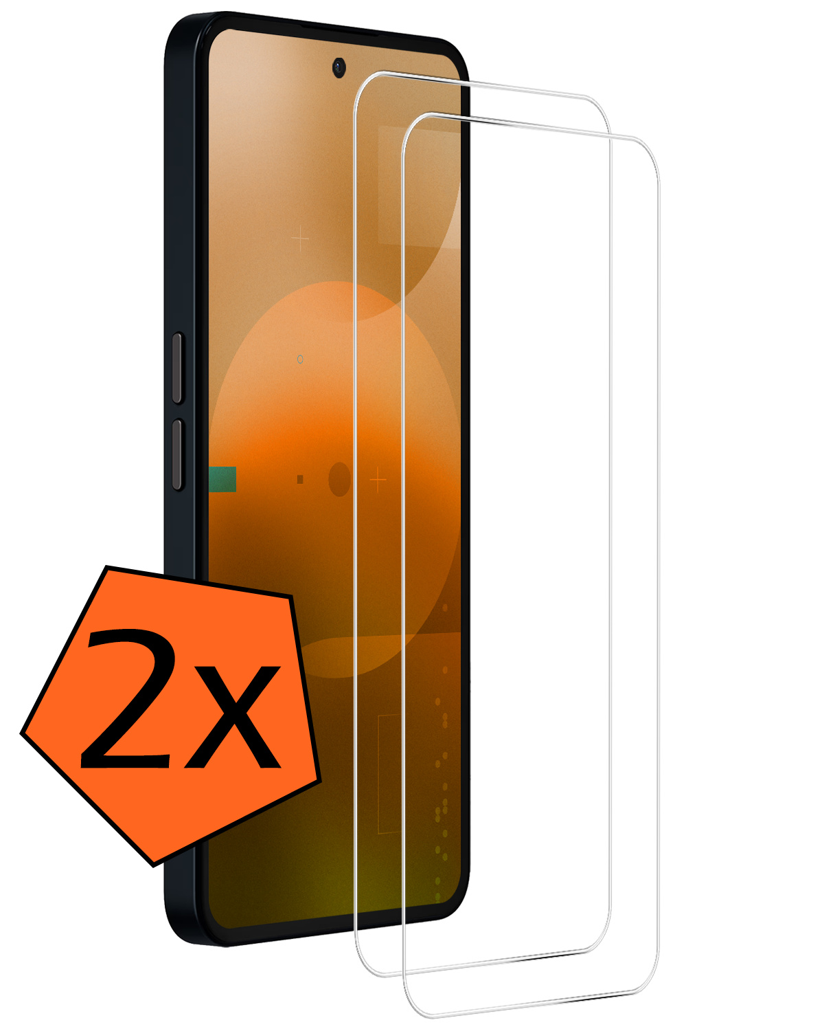 Nomfy Nomfy Nothing Phone (3a) Pro Screenprotector - 2 PACK