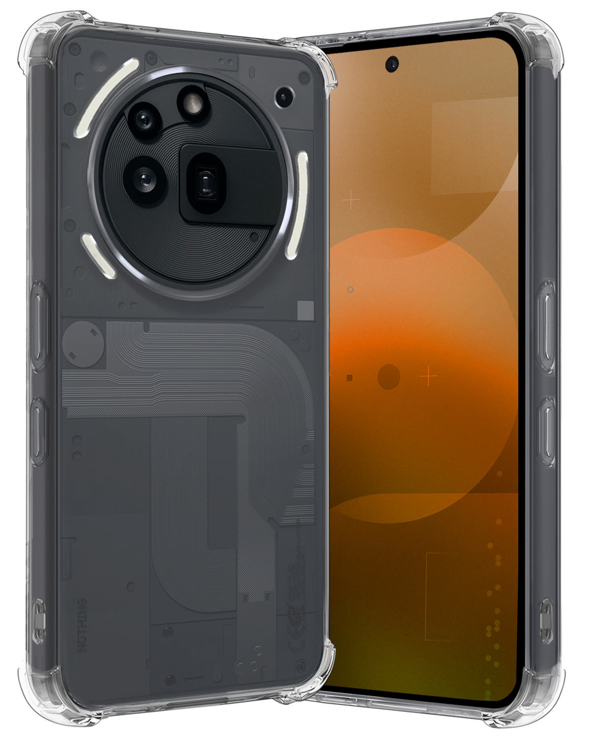 Nomfy Nomfy Nothing Phone (3a) Pro Hoesje Shockproof - Transparant