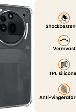 Nomfy Nomfy Nothing Phone (3a) Pro Hoesje Shockproof - Transparant