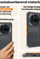 Nomfy Nomfy Nothing Phone (3a) Pro Hoesje Shockproof - Transparant