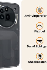 Nomfy Nomfy Nothing Phone (3a) Pro Hoesje Siliconen - Transparant