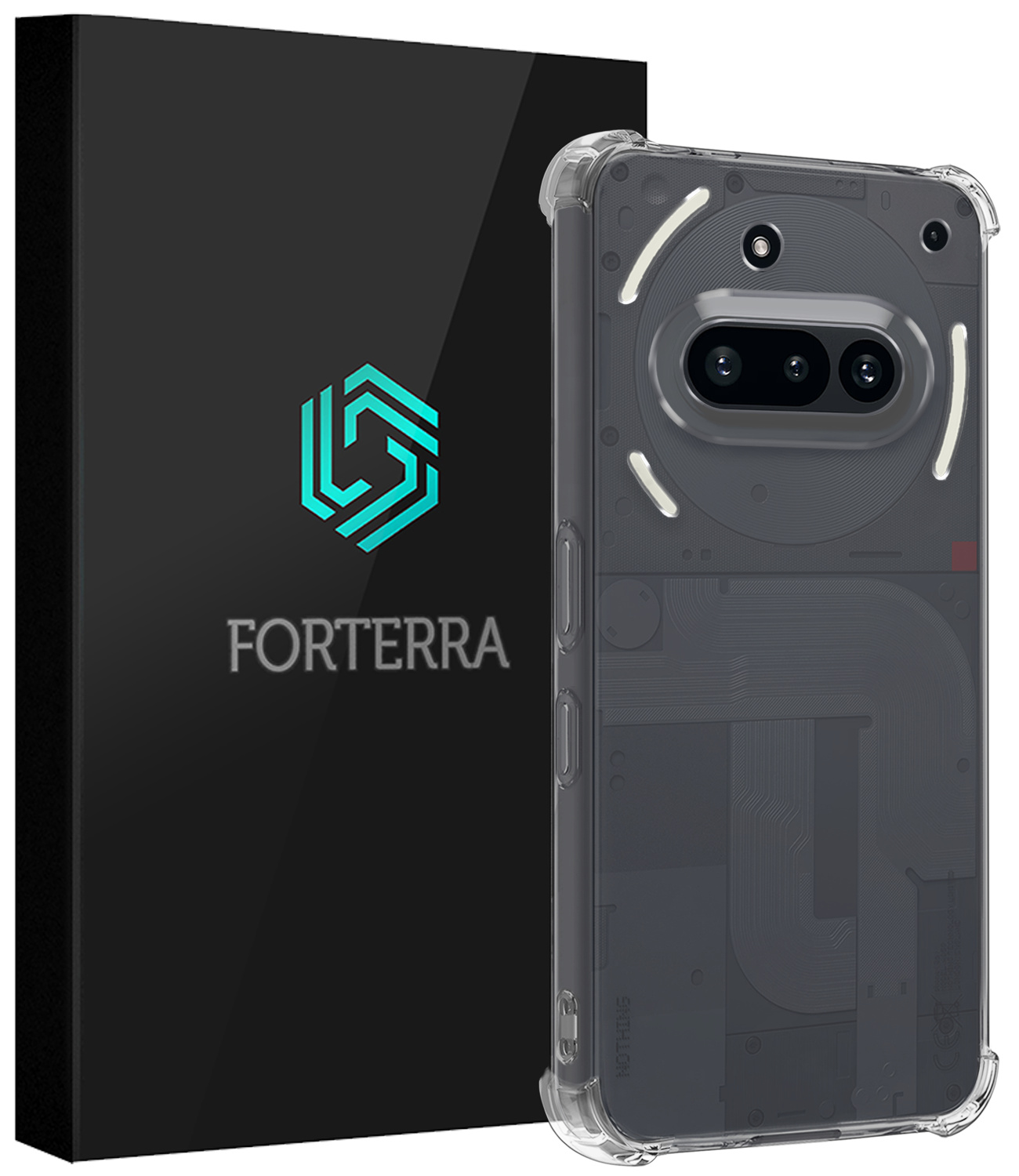 Forterra Forterra Nothing Phone (3a) Hoesje Shockproof - Transparant