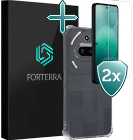 Forterra Forterra Nothing Phone (3a) Hoesje Shockproof Met 2x Screenprotector