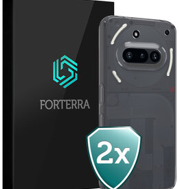 Forterra Forterra Nothing Phone (3a) Hoesje Siliconen - Transparant - 2 PACK