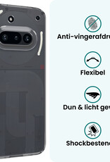 Forterra Forterra Nothing Phone (3a) Hoesje Siliconen Met Screenprotector - Transparant