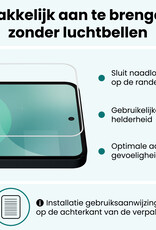 Forterra Forterra Nothing Phone (3a) Hoesje Siliconen Met Screenprotector - Transparant