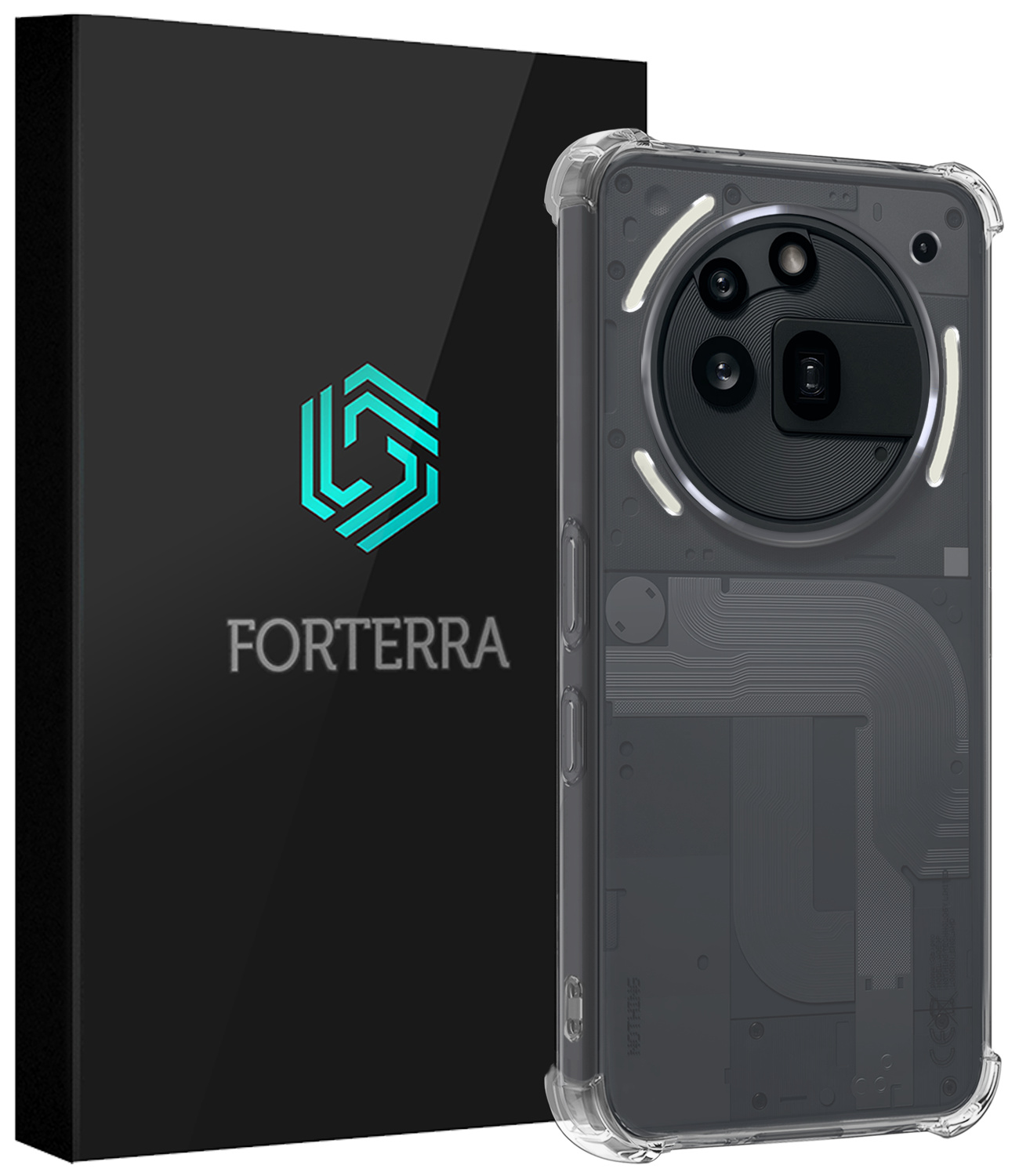 Forterra Forterra Nothing Phone (3a) Pro Hoesje Shockproof - Transparant