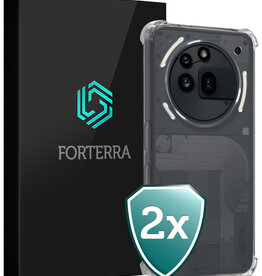 Forterra Forterra Nothing Phone (3a) Pro Hoesje Shockproof - Transparant - 2 PACK