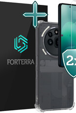 Forterra Forterra Nothing Phone (3a) Pro Hoesje Shockproof Met 2x Screenprotector