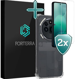 Forterra Forterra Nothing Phone (3a) Pro Hoesje Shockproof Met 2x Screenprotector