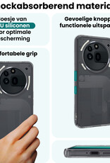 Forterra Forterra Nothing Phone (3a) Pro Hoesje Siliconen - Transparant