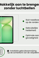 BASEY. BASEY. Samsung Galaxy Tab S10 FE Plus Hoesje Met Uitsparing S Pen Met Screenprotector - Grijs