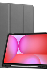 NoXx NoXx Samsung Galaxy Tab S10 FE Plus Hoesje Met Uitsparing S Pen - Grijs