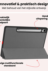 NoXx NoXx Samsung Galaxy Tab S10 FE Plus Hoesje Met Uitsparing S Pen - Grijs