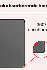 NoXx NoXx Samsung Galaxy Tab S10 FE Plus Hoesje Met Uitsparing S Pen - Grijs