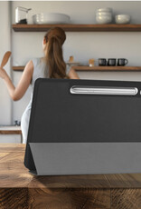 NoXx NoXx Samsung Galaxy Tab S10 FE Plus Hoesje Met Uitsparing S Pen - Zwart