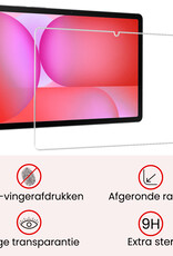 NoXx NoXx Samsung Galaxy Tab S10 FE Plus Hoesje Met Uitsparing S Pen Met Screenprotector - Rose Goud