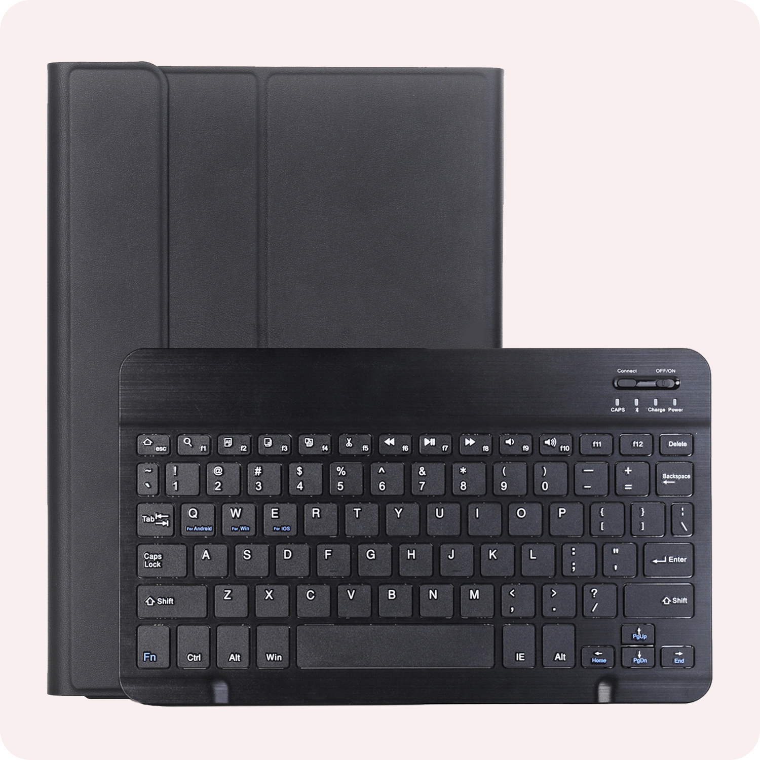 NoXx NoXx Samsung Galaxy Tab S10 FE Plus Toetsenbordhoes Met Screenprotector - Zwart