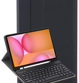 Nomfy Nomfy Samsung Galaxy Tab S10 FE Plus Toetsenbordhoes - Zwart