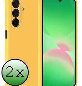 BASEY. BASEY. Samsung Galaxy A26 Hoesje Siliconen - Geel - 2 PACK