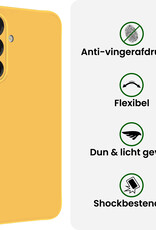 BASEY. BASEY. Samsung Galaxy A26 Hoesje Siliconen - Geel - 2 PACK