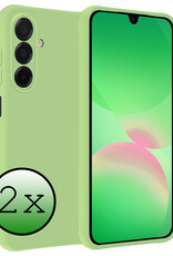 BASEY. BASEY. Samsung Galaxy A26 Hoesje Siliconen - Groen - 2 PACK