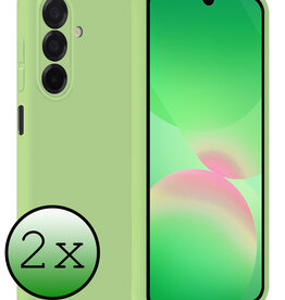BASEY. BASEY. Samsung Galaxy A26 Hoesje Siliconen - Groen - 2 PACK