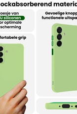 BASEY. BASEY. Samsung Galaxy A26 Hoesje Siliconen - Groen - 2 PACK
