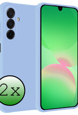 BASEY. BASEY. Samsung Galaxy A26 Hoesje Siliconen - Lichtblauw - 2 PACK