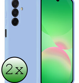 BASEY. BASEY. Samsung Galaxy A26 Hoesje Siliconen - Lichtblauw - 2 PACK