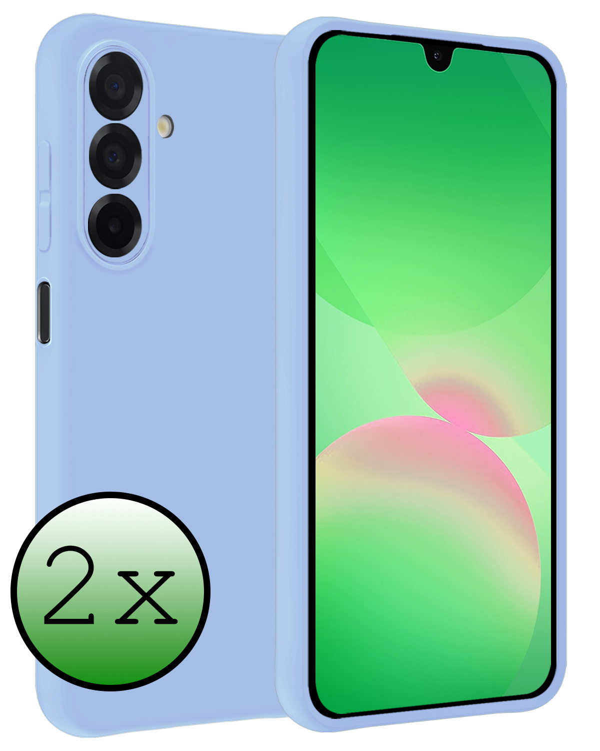 BASEY. BASEY. Samsung Galaxy A26 Hoesje Siliconen - Lichtblauw - 2 PACK