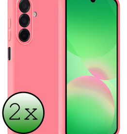 BASEY. BASEY. Samsung Galaxy A26 Hoesje Siliconen - Lichtroze - 2 PACK