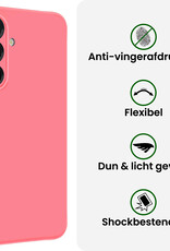 BASEY. BASEY. Samsung Galaxy A26 Hoesje Siliconen - Lichtroze - 2 PACK