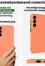 BASEY. BASEY. Samsung Galaxy A26 Hoesje Siliconen - Perzik - 2 PACK