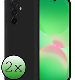 BASEY. BASEY. Samsung Galaxy A26 Hoesje Siliconen - Zwart - 2 PACK