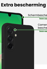 BASEY. BASEY. Samsung Galaxy A26 Hoesje Siliconen - Zwart - 2 PACK