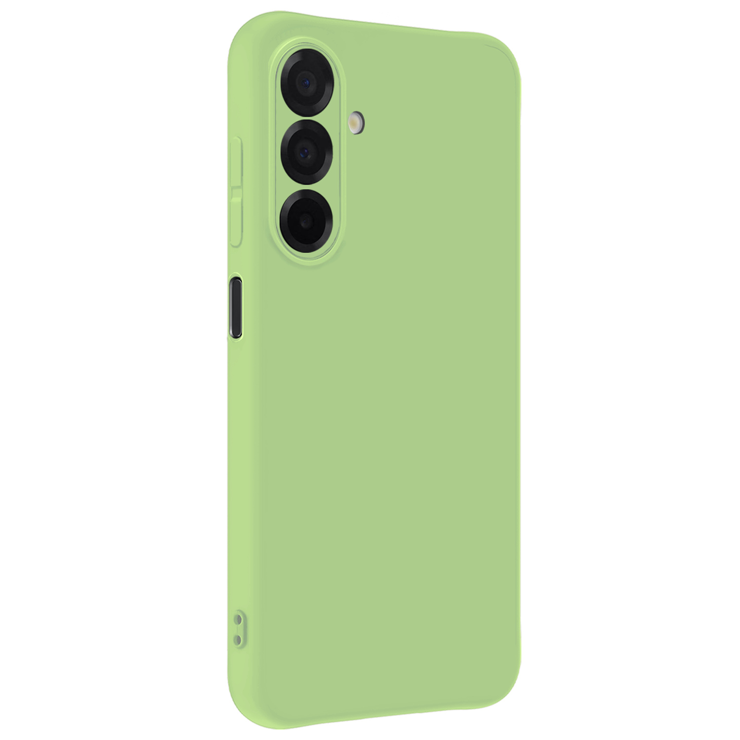 BASEY. BASEY. Samsung Galaxy A26 Hoesje Siliconen Met Screenprotector - Groen